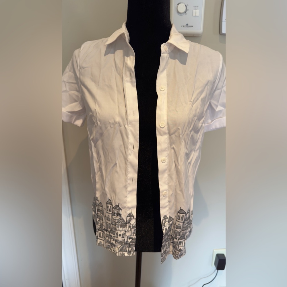 Twik White Button-Up Shirt